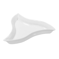  Блюдо трикутне вигнуте біле H white 15 см Helfer