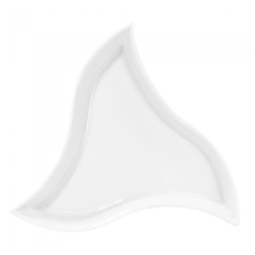  Блюдо трикутне вигнуте біле H white 15 см Helfer