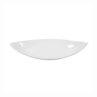  Блюдо в форме лодки белое H white 25x13 см Helfer
