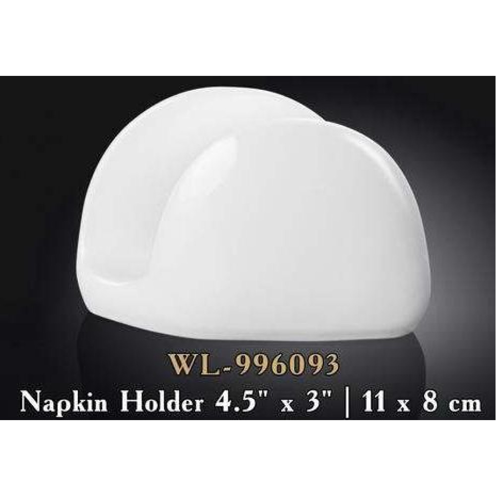  Серветниця біла White 11x8 см Wilmax WL-996093 / A