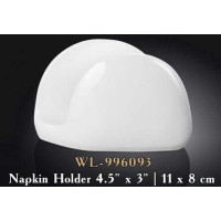  Серветниця біла White 11x8 см Wilmax WL-996093 / A