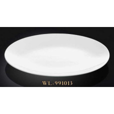  Тарілка кругла без поля мілка біла White 20 см Wilmax WL-991013 / A