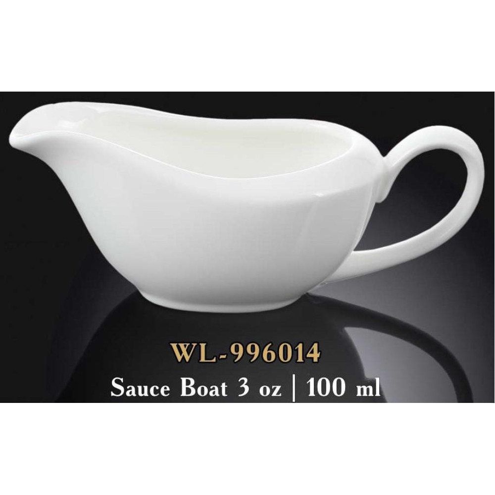  Соусник класичний білий White 100 мл Wilmax WL-996014 / A
