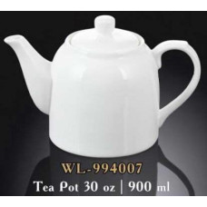  Чайник заварювальний з кришкою білий White 900 мл Wilmax WL-994007 / 1C