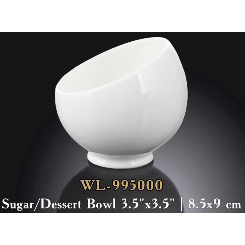  Цукорниця-креманка біла White 200 мл Wilmax WL-995000 / A