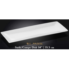  Блюдо прямокутне біле White 35x14 см Wilmax WL-992016 / A