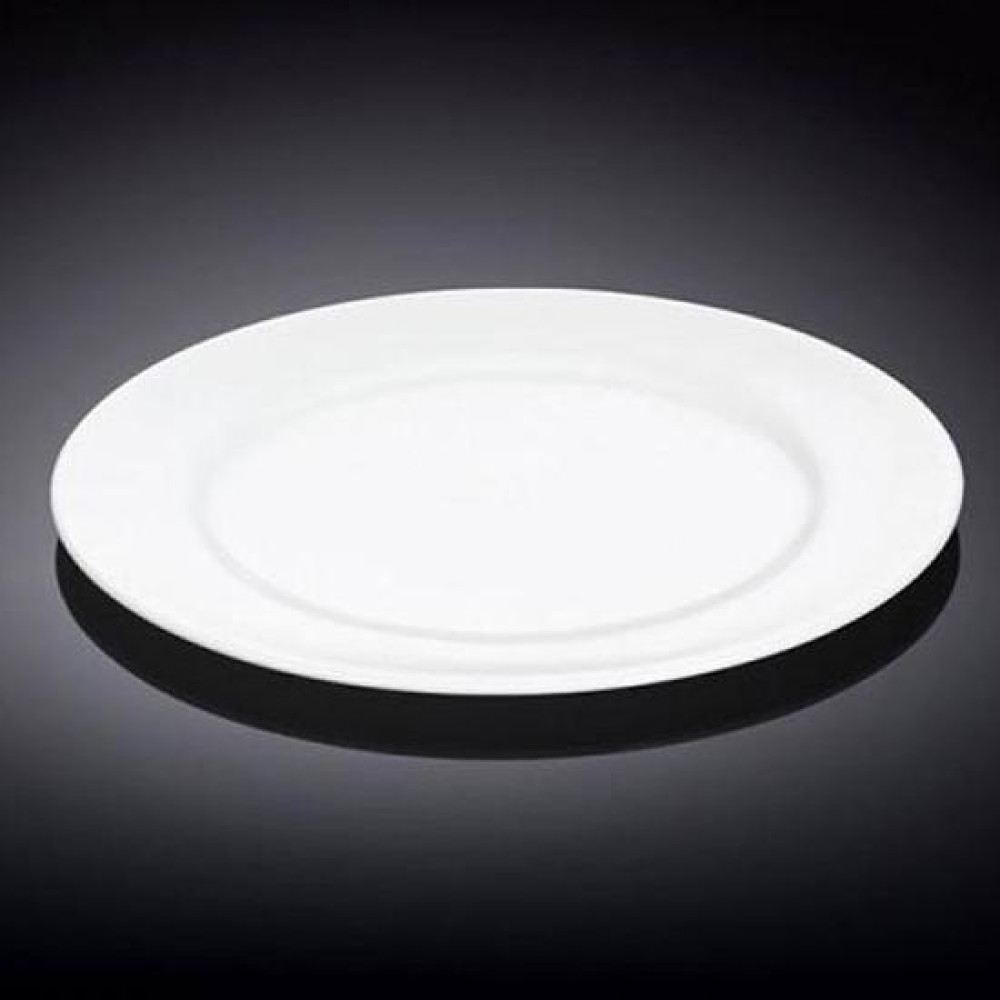 Тарілка кругла мілка біла White 18 см Wilmax WL-991005 / A