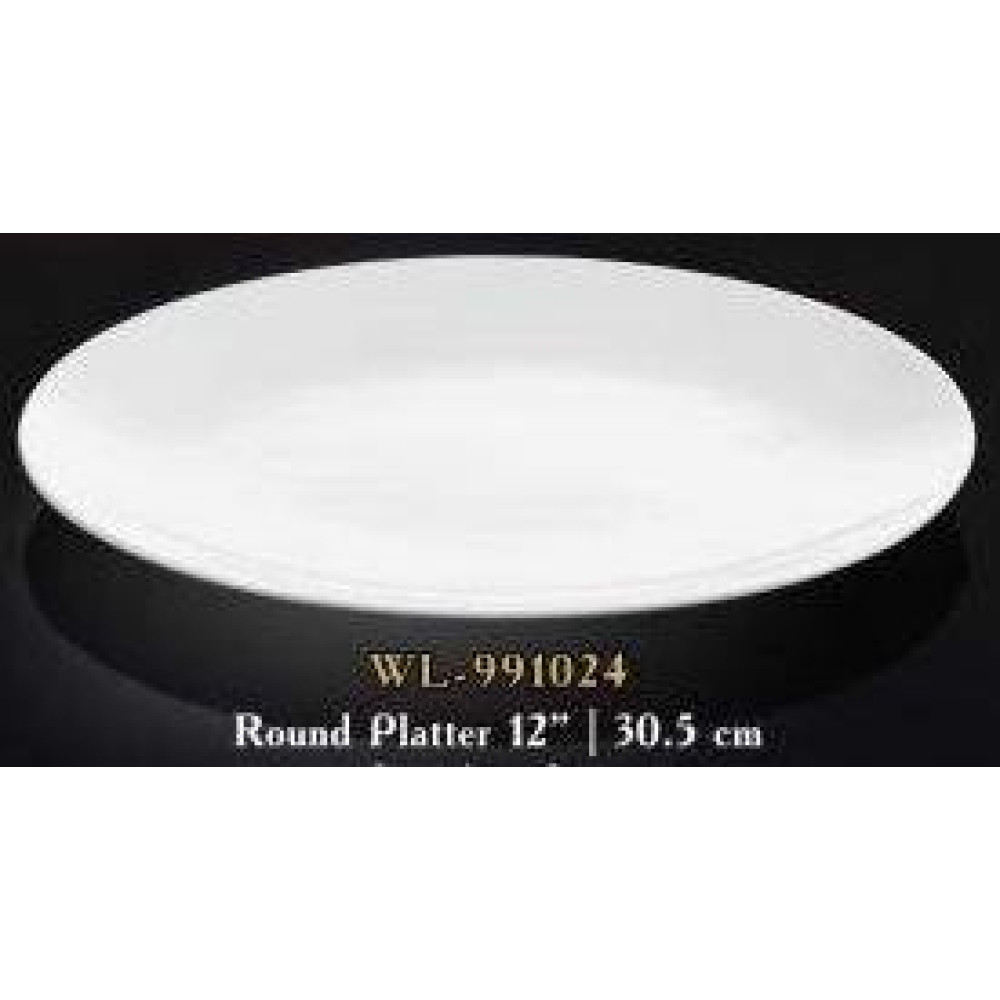  Блюдо кругле біле White 30 см Wilmax WL-991024 / A
