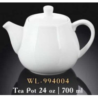  Чайник заварочный с крышкой белый White 700 мл Wilmax WL-994004 / 1C