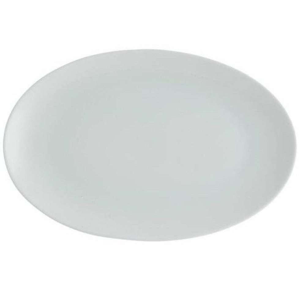  Блюдо овальне без поля біле Elara 25x16 см FoREST 730787