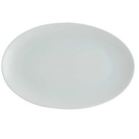  Блюдо овальне без поля біле Elara 25x16 см FoREST 730787