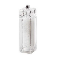  Мельница для соли квадратная прозрачная Como 14 см Bisetti 826S