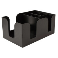  Організатор барний на 6 відділень чорний Organizer 24x14x11 см WAS 9997006
