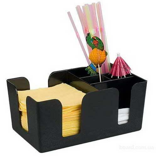  Організатор барний на 6 відділень чорний Organizer 24x14x11 см WAS 9997006