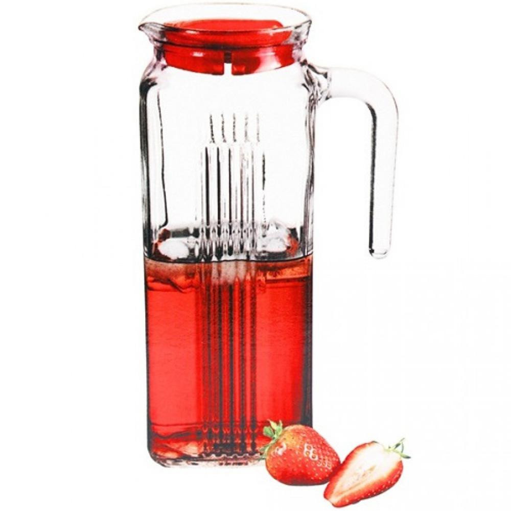  Глечик з кришкою пластиковою Frigo 1 л Pasabahce 80050