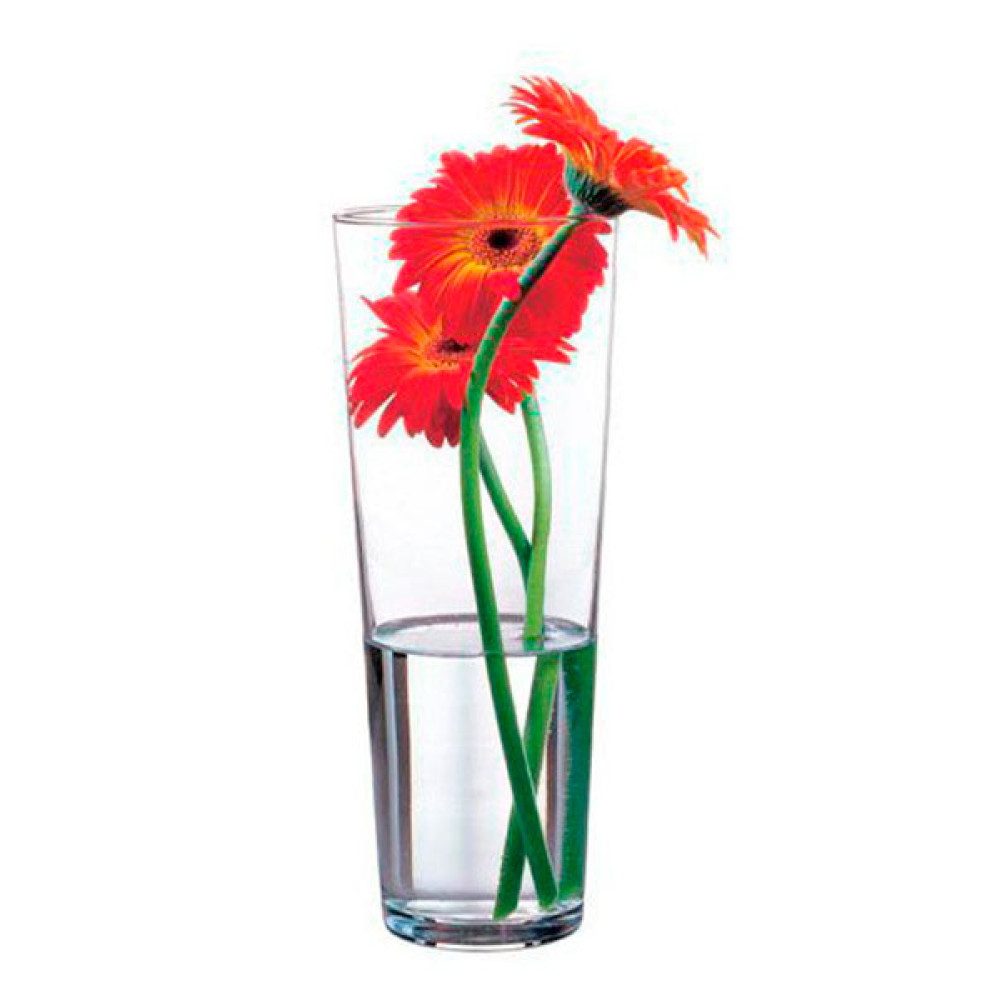  Ваза для квітів конус Flora 26 см Pasabahce 43177