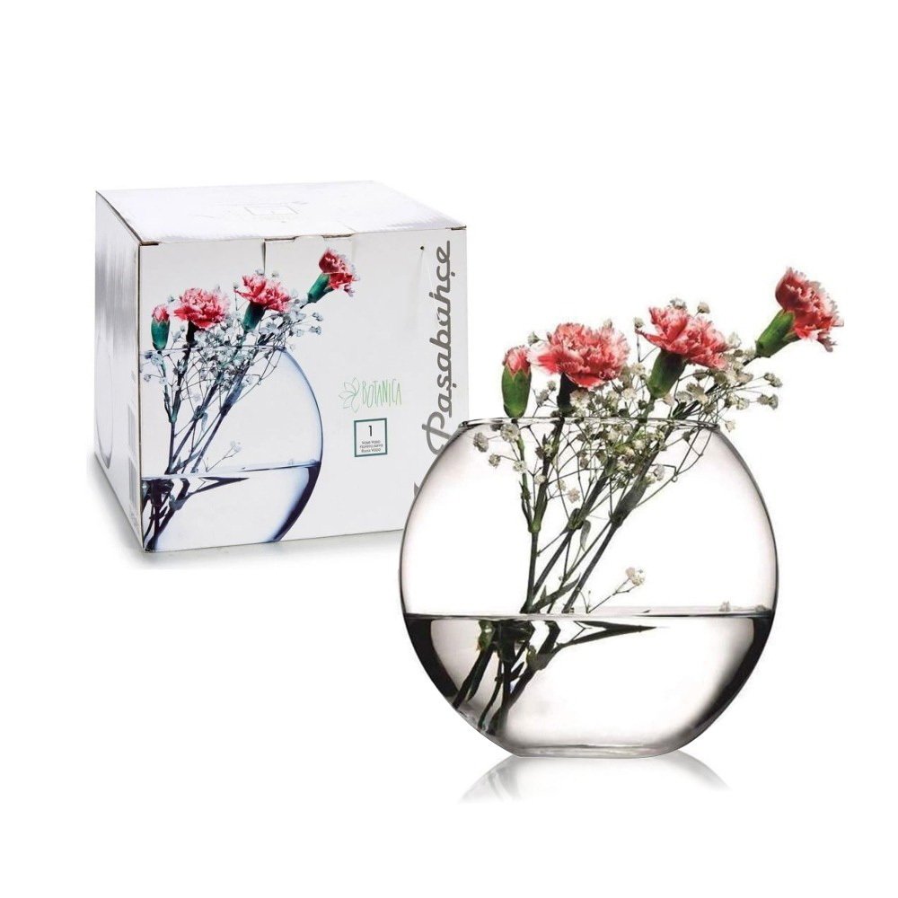  Ваза для квітів куля Flora 6,1 л 20 см Pasabahce 45078