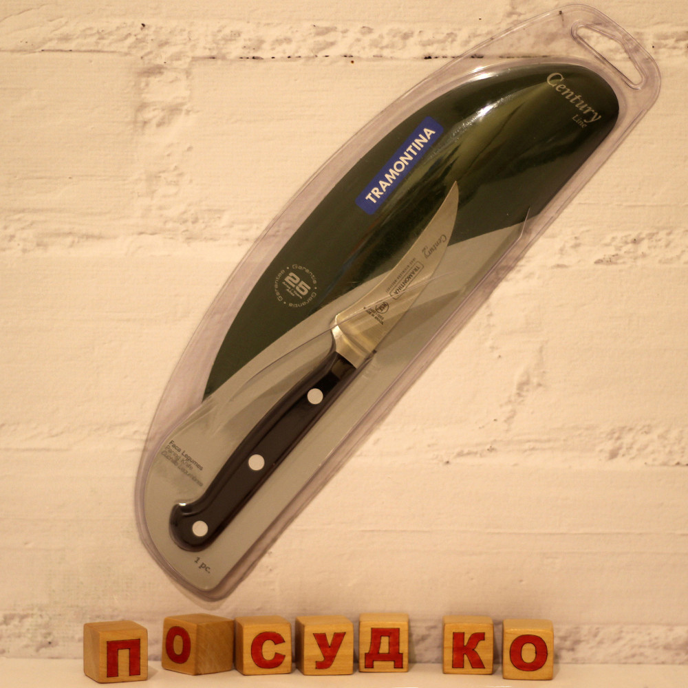  Ніж для овочів з зігнутим лезом Century 6 см Tramontina 24001/103