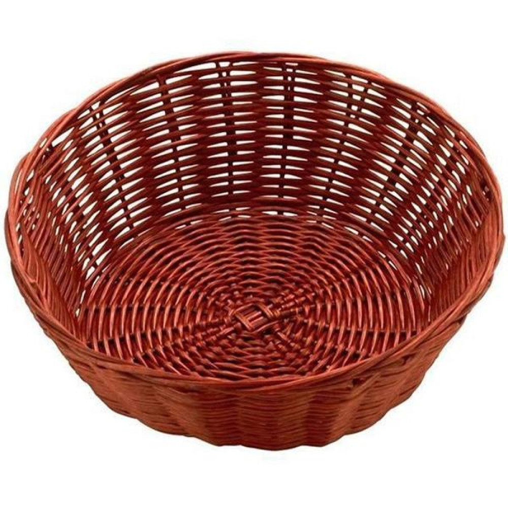  Кошик круглий коричневий Для хліба 18x7 см FoREST 530022_