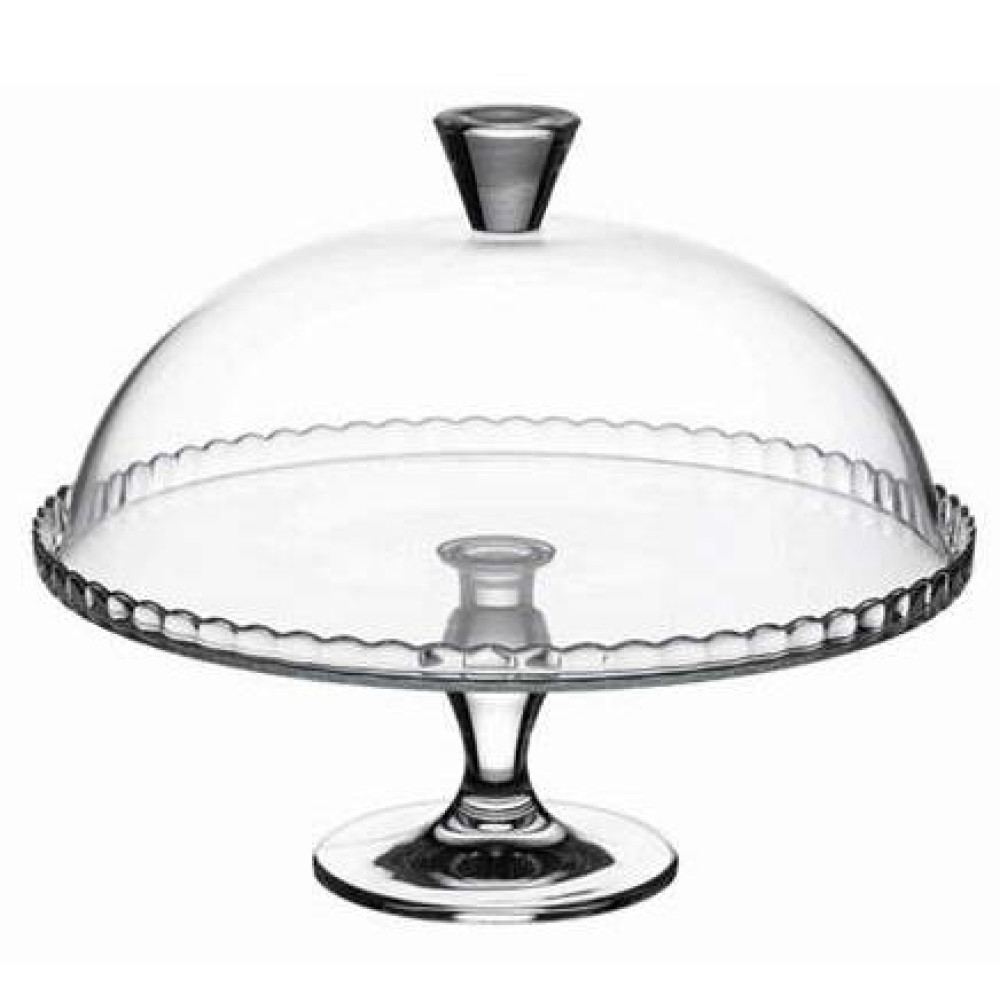  Блюдо кругле на ніжці з кришкою Pateiseri 32x13 см Pasabahce 95200