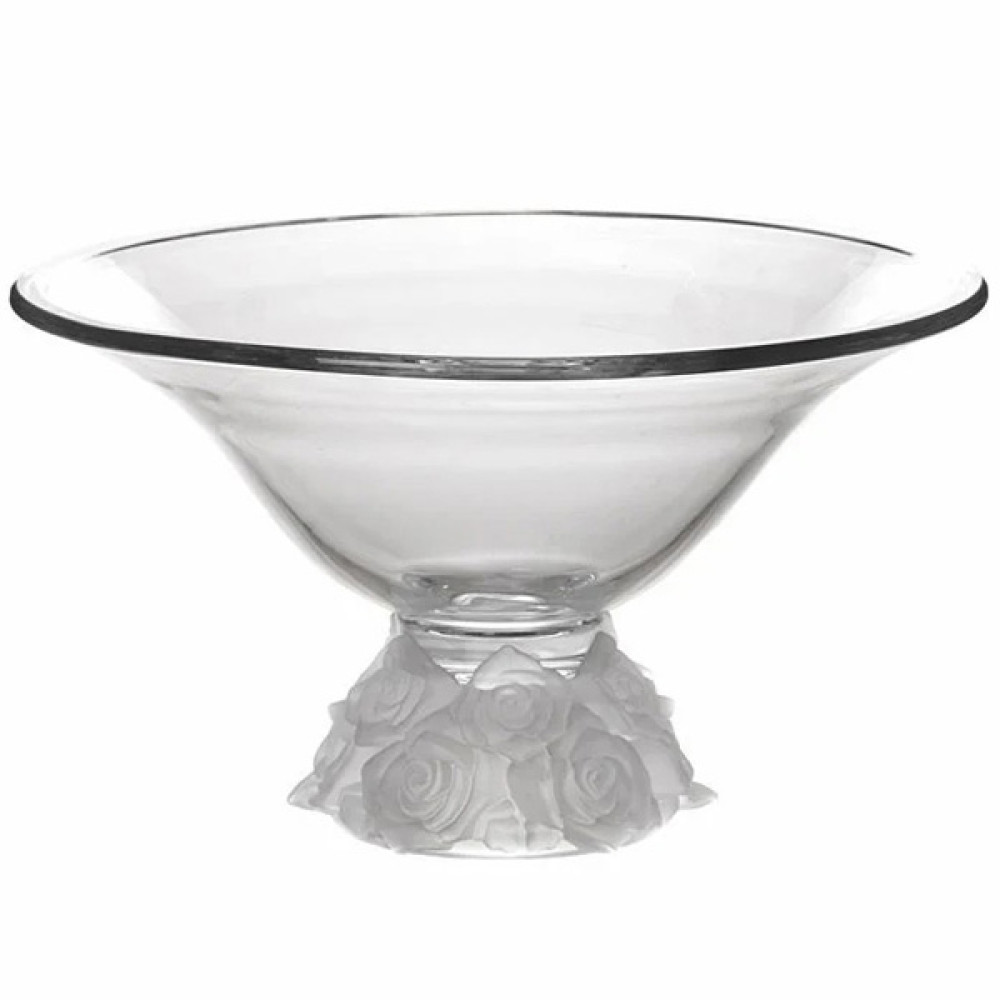  Фруктовниця кругла на ніжці Frosted 35 см Crystal Bohemia 6K519/72E13/355