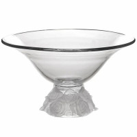  Фруктовница круглая на ножке Frosted 35 см Crystal Bohemia 6K519/72E13/355