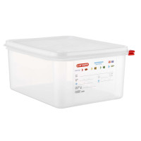  Гастроемкость 1/2 с крышкой GN п-пропилен 12,1 л 325x265x200 мм Araven 3035