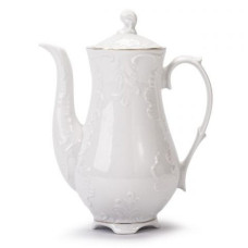  Кавник з кришкою золота смужка Rococo 3604 1,2 л Cmielow