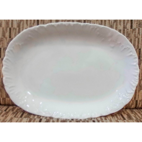  Блюдо овальне біле Rococo 29x20 см Cmielow