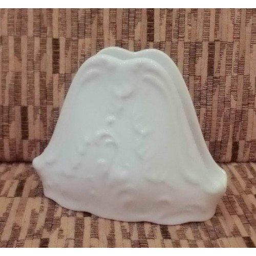  Подсалфетник белый Rococo 12x5x9 см Cmielow