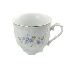  Блюдце під чашку блакитна квітка Rococo 9706 12 см Cmielow