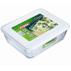  Форма для приготування та зберігання прямокутна з кришкою Cook and freez 1,5 л 22x17 см Pyrex, ARC international 242P000