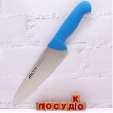  Ніж кухарський, шеф синя ручка 2900 20 см Arcos 292123