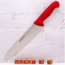  Ніж кухарський, шеф червона ручка 2900 25 см Arcos 292222