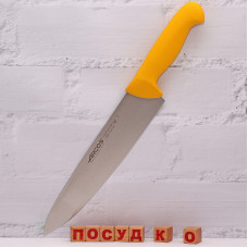  Ніж кухарський, шеф жовта ручка 2900 25 см Arcos 292200