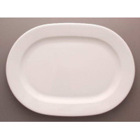  Блюдо овальное белое Wersal 28x20 см Lubiana 2257lu