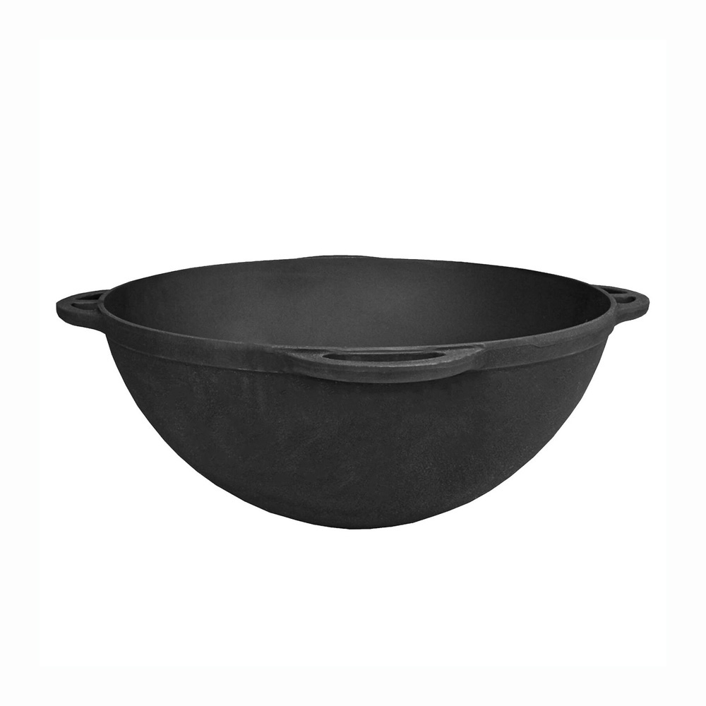  Казан азіатський з 4 ручками без кришки Чавун термо 10 л 40x15 см Сітон 771530