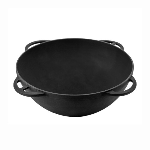  Казан азіатський з 4 ручками без кришки Чавун термо 10 л 40x15 см Сітон 771530
