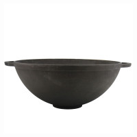  Казан WOK на ніжці з 2 ручками без кришки Чавун термо 5,5 л 30x13 см Сітон 770533