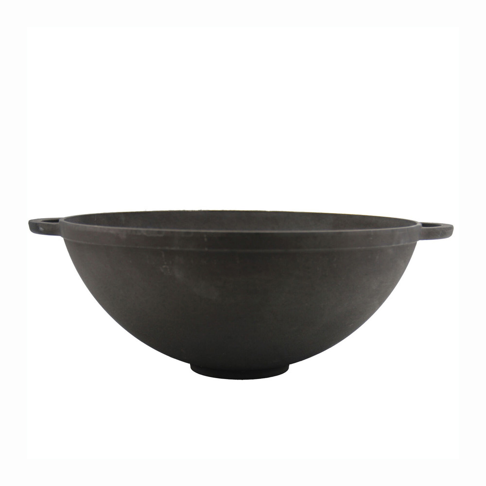  Казан WOK на ніжці з 2 ручками без кришки Чавун термо 3,5 л 26x12 см Сітон 770519