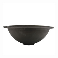  Казан WOK на ножке с 2 ручками без крышки Чугун термо 3,5 л 26x12 см Сітон 770519