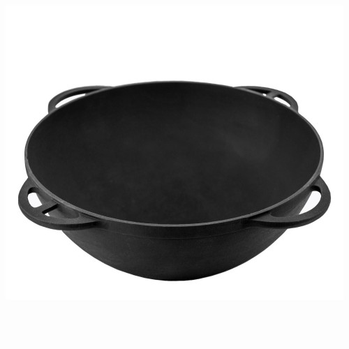  Казан азіатський з 4 ручками без кришки Чавун термо 22 л 50x19 см Сітон 770496