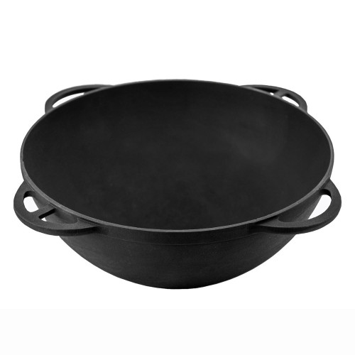  Казан азіатський з 4 ручками без кришки Чавун термо 30 л 52x23 см Сітон 771547