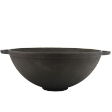  Казан WOK на ніжці з 2 ручками без кришки Чавун термо 8 л 34x15 см Сітон 771127