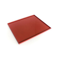  Лист для выпечки и запекания с бортиком терракот Chef 42x35x1 см Silikomart Tapis roul 01