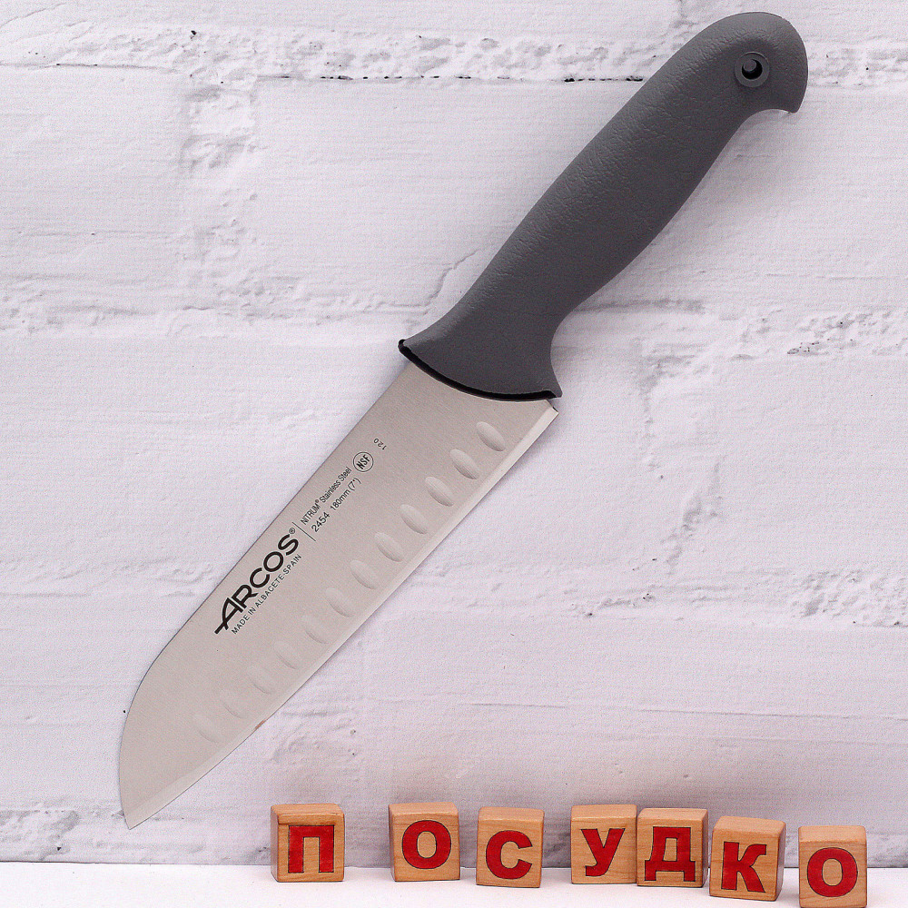  Ніж японський Santoku з грантонами Colour-prof 18 см Arcos 245400