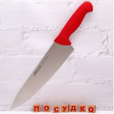  Ніж кухарський, шеф червона ручка 2900 25 см Arcos 290822