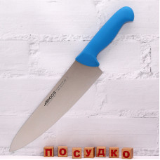 Ніж кухарський, шеф синя ручка 2900 25 см Arcos 290823