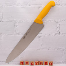  Ніж кухарський, шеф жовта ручка 2900 30 см Arcos 290900