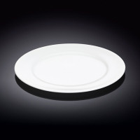  Тарілка кругла мілка біла White 23 см Wilmax WL-991007 / A